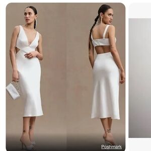 White stain bridal sachin and Babi dress. Great condition